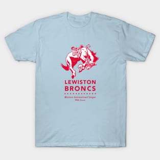 Defunct Lewiston Broncs - Minor League Baseball 1954 T-Shirt